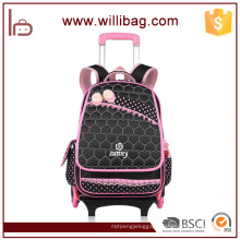 High Quality Nylon Wheeled School Bag, Trolley School Bag For Children